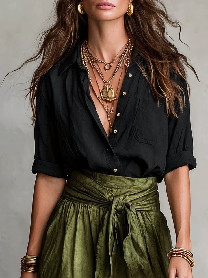 MARTINA ONE-SHOULDER MAXI DRESS
