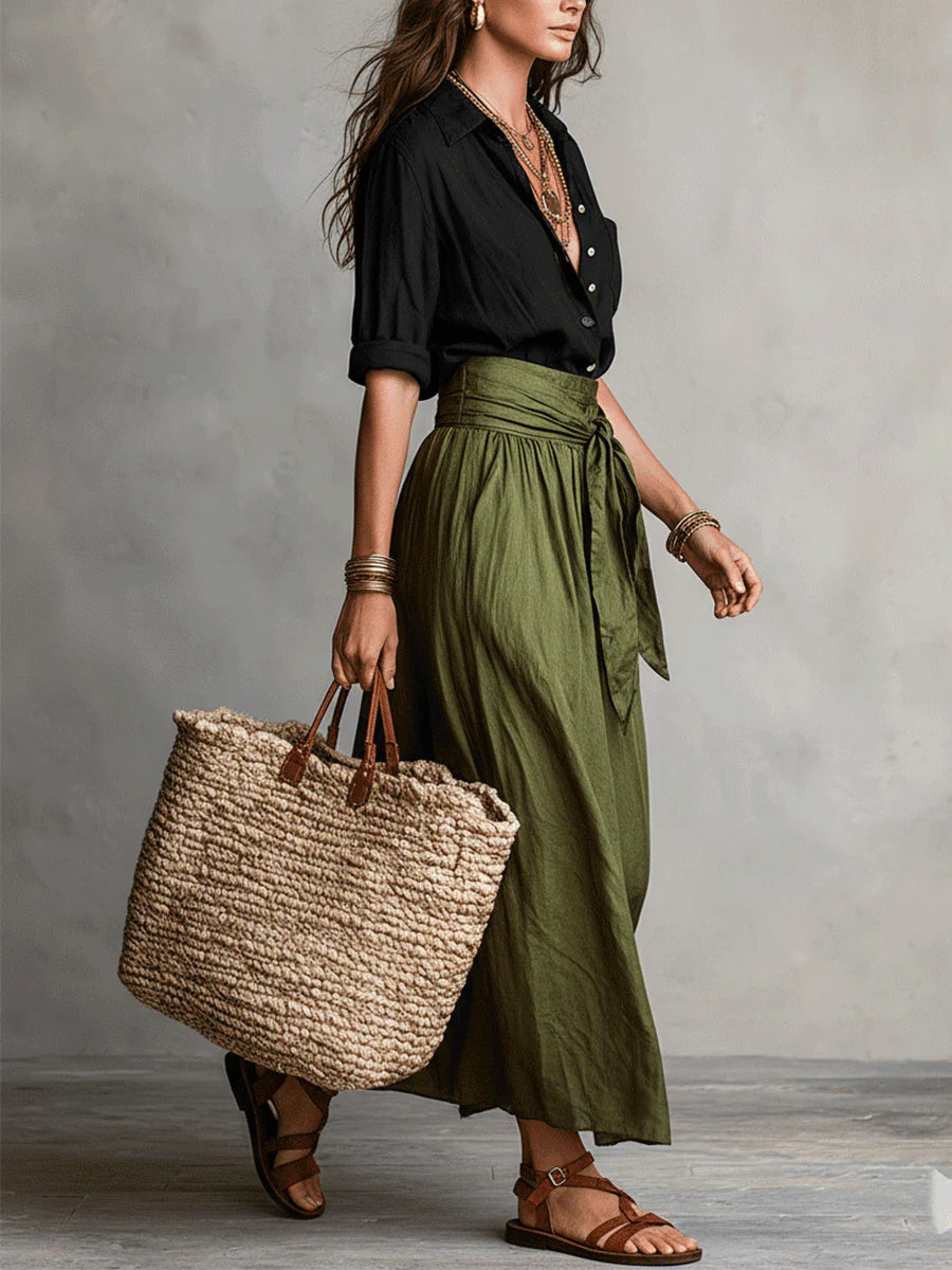 MARTINA ONE-SHOULDER MAXI DRESS
