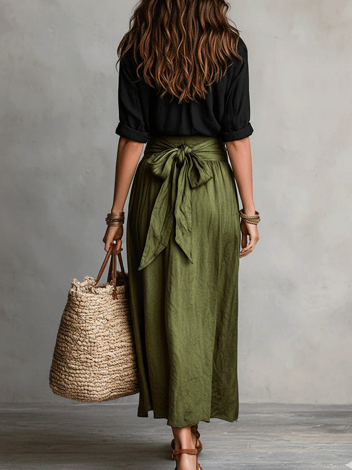 MARTINA ONE-SHOULDER MAXI DRESS