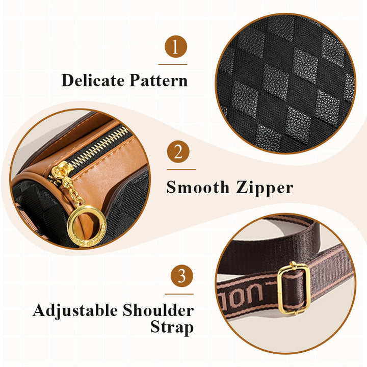 ELVIRA DIAMOND PATTERN BAG
