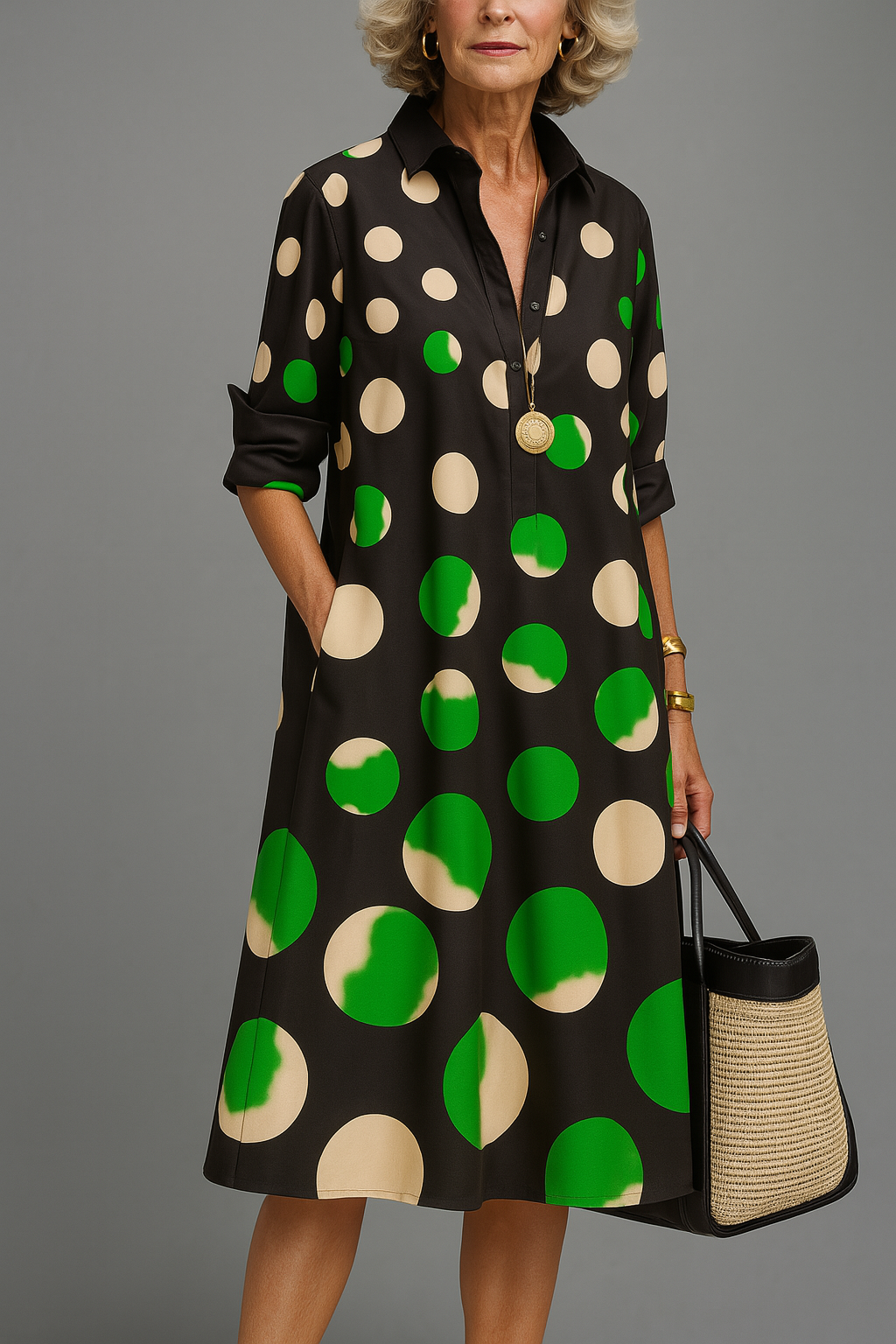 NATALIA ELEGANT MIDI DRESS