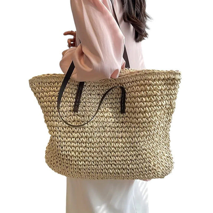 OLIVIA WOVEN TOTE BAG