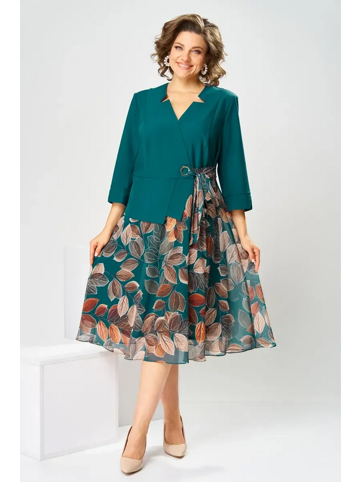 LINA Elegant Mid-Length Dress
