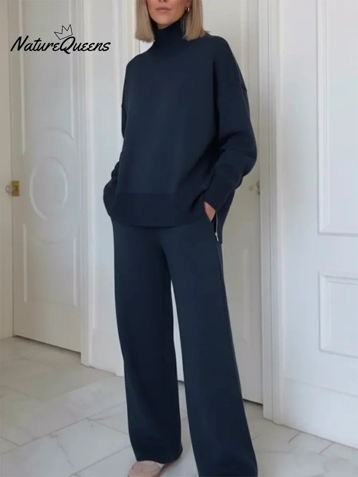 ADRIELLE HIGH-NECK TWO-PIECE SET