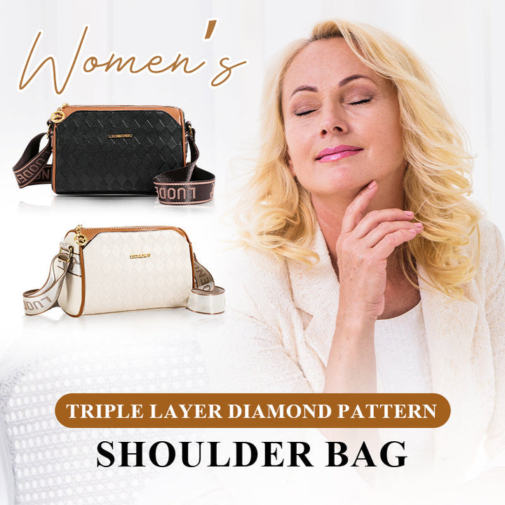ELVIRA DIAMOND PATTERN BAG