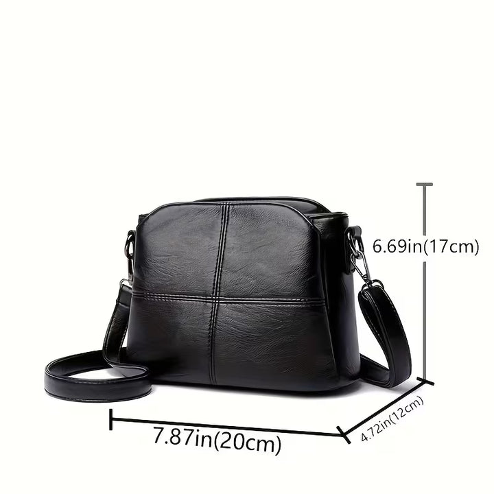 AMARI SIMPLE SOLID COLOR CROSSBAG