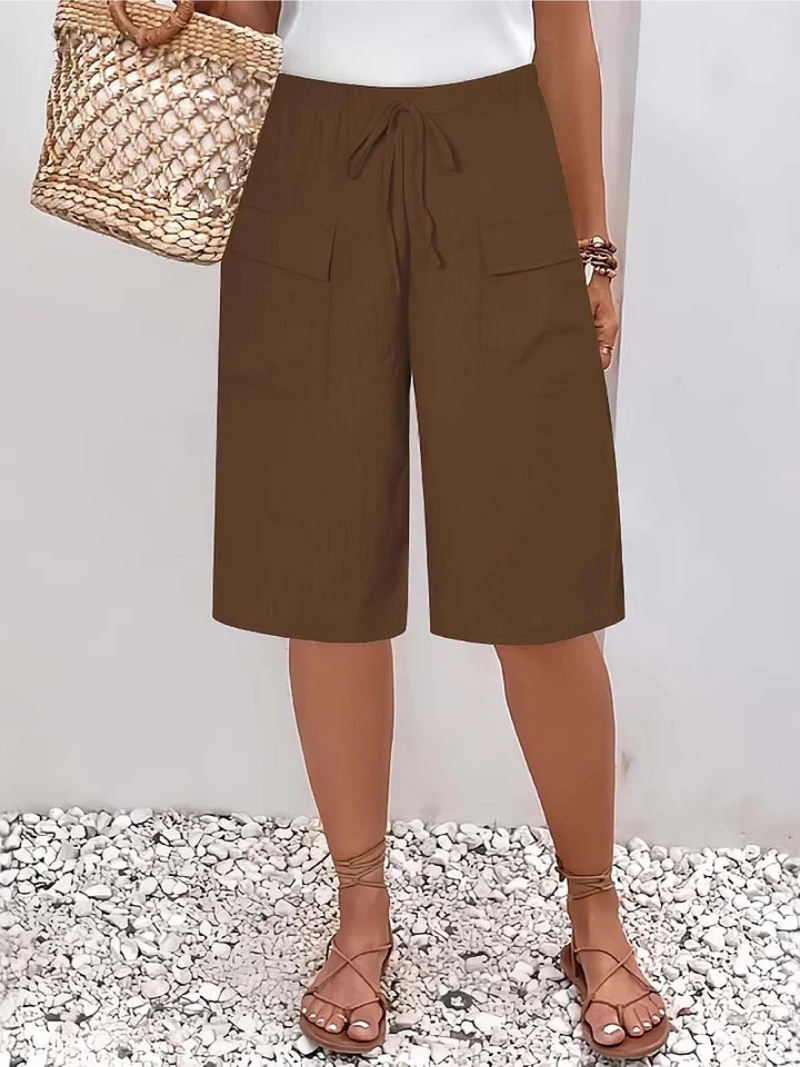 LINA ELASTIC WAIST SHORTS