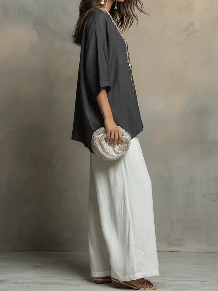 BELÉN LINEN TWO PIECE SET