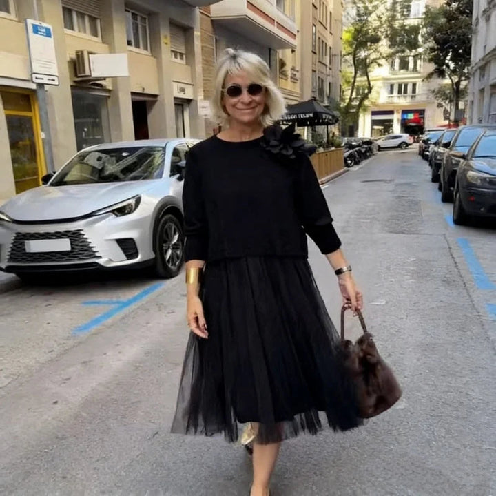 LINA MESH-ELEGANCE DRESS