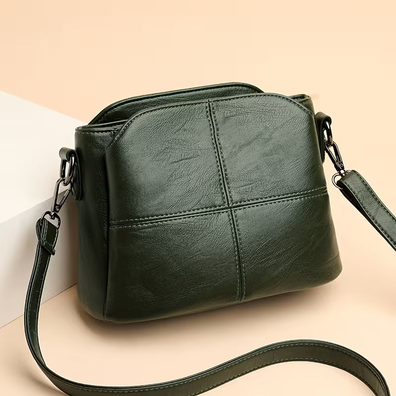 AMARI SIMPLE SOLID COLOR CROSSBAG