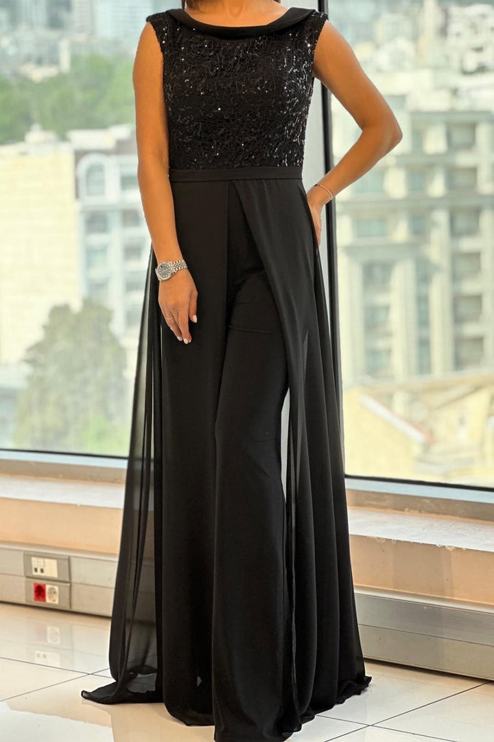 MELINDA STRASS BLACK DRESS