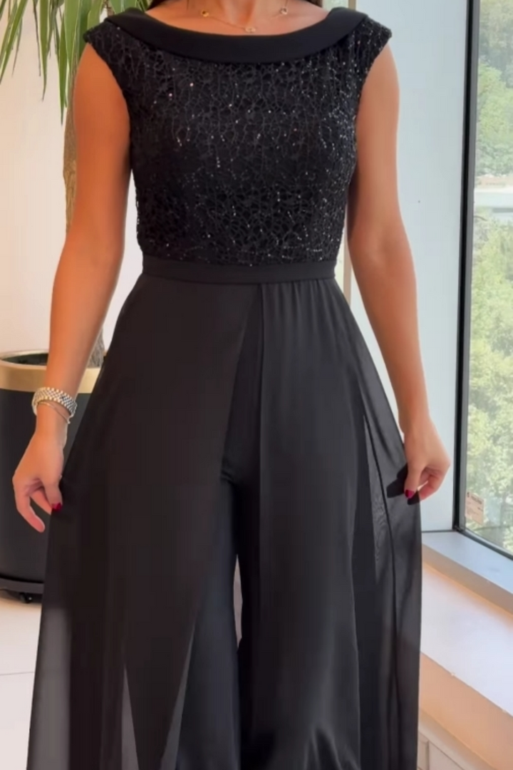 MELINDA STRASS BLACK DRESS