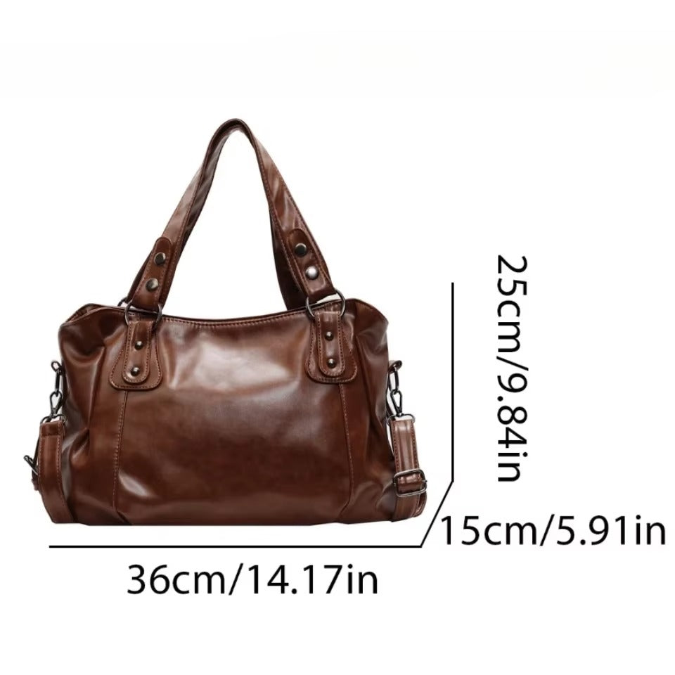 NOEMI RETRO PU LEATHER BAG