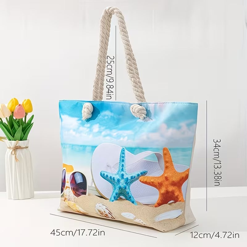 EVELINA WOMEN’S BEACH TOTE BAG