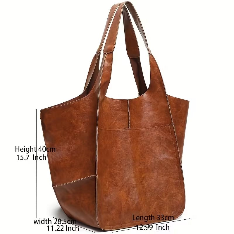 BEATRICE RETRO PU TOTE BAG