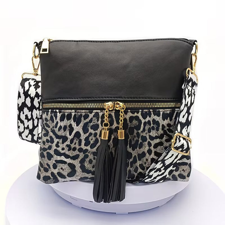 ADELINA LEOPARD PRINT CROSSBODY BAG