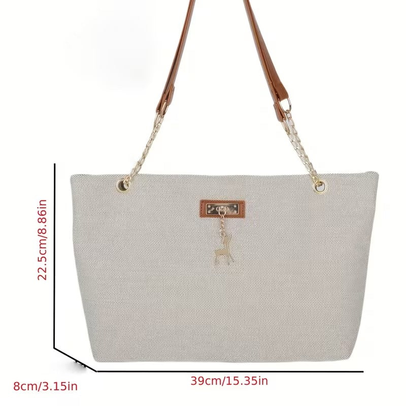 CLARABELLA LARGE SHOULDER TOTE BAG