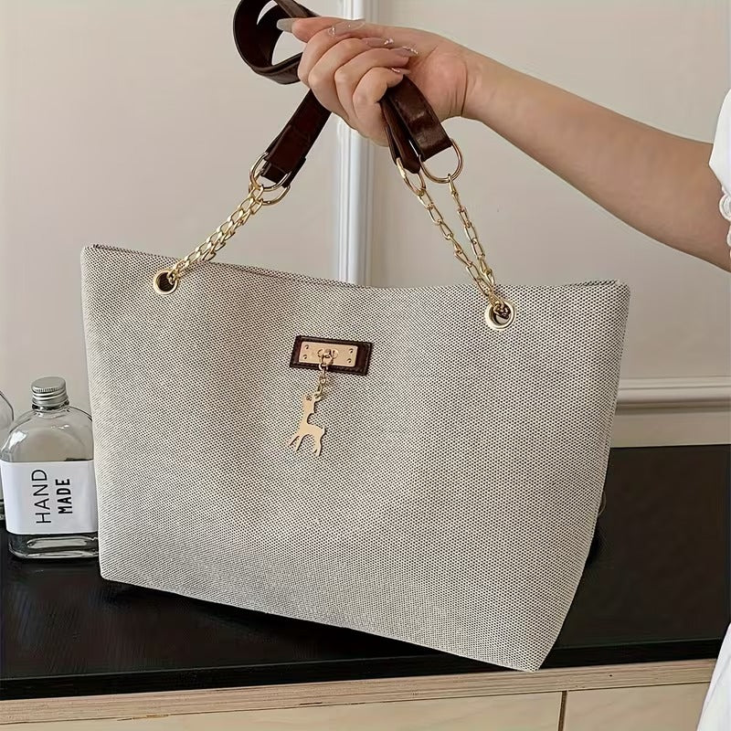 CLARABELLA LARGE SHOULDER TOTE BAG