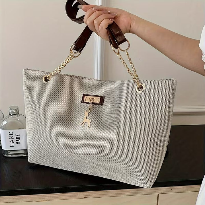 CLARABELLA LARGE SHOULDER TOTE BAG