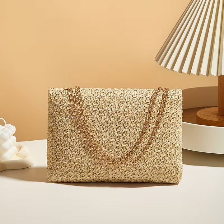 DALIA CASUAL WOVEN SHOULDER BAG
