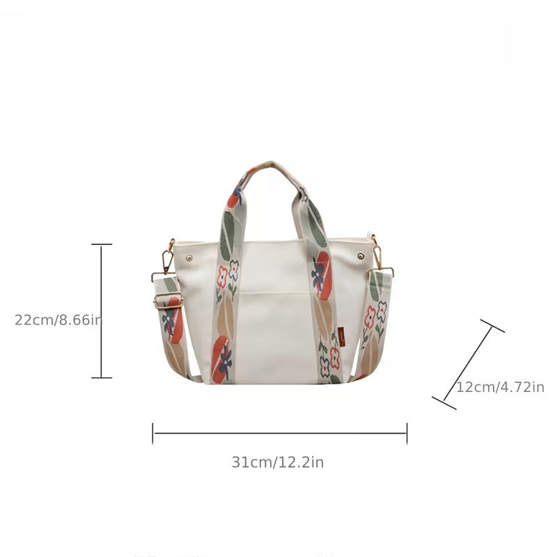 MILA CASUAL NYLON CROSSBODY BAG
