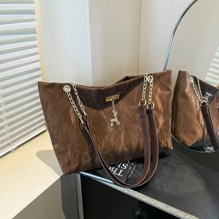 CLARABELLA LARGE SHOULDER TOTE BAG