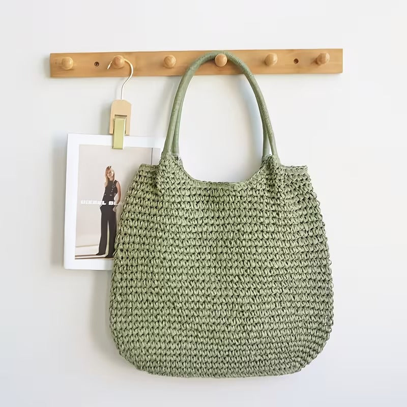 AMARA VERSATILE STRAW TOTE BAG