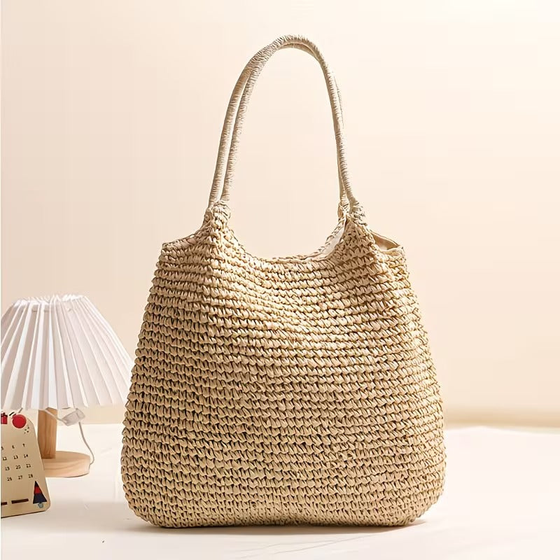 AMARA VERSATILE STRAW TOTE BAG