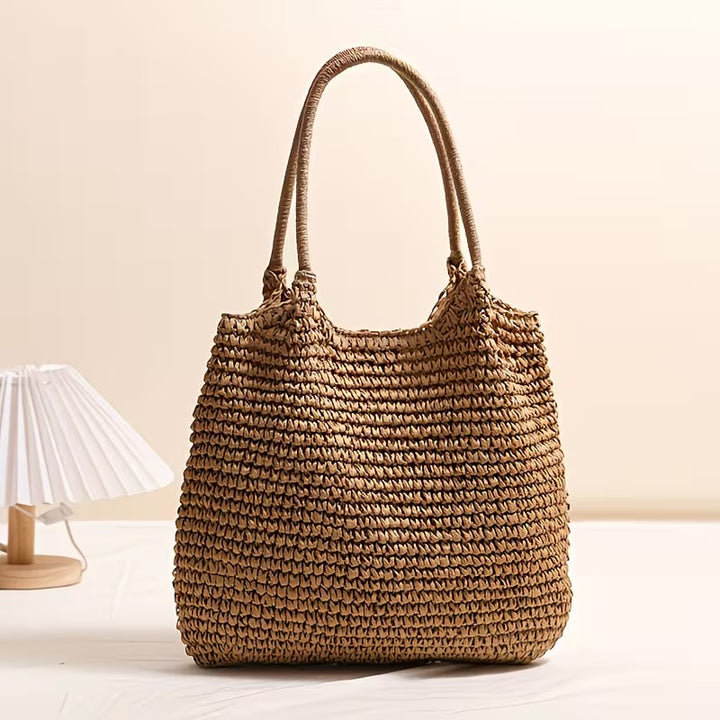 AMARA VERSATILE STRAW TOTE BAG