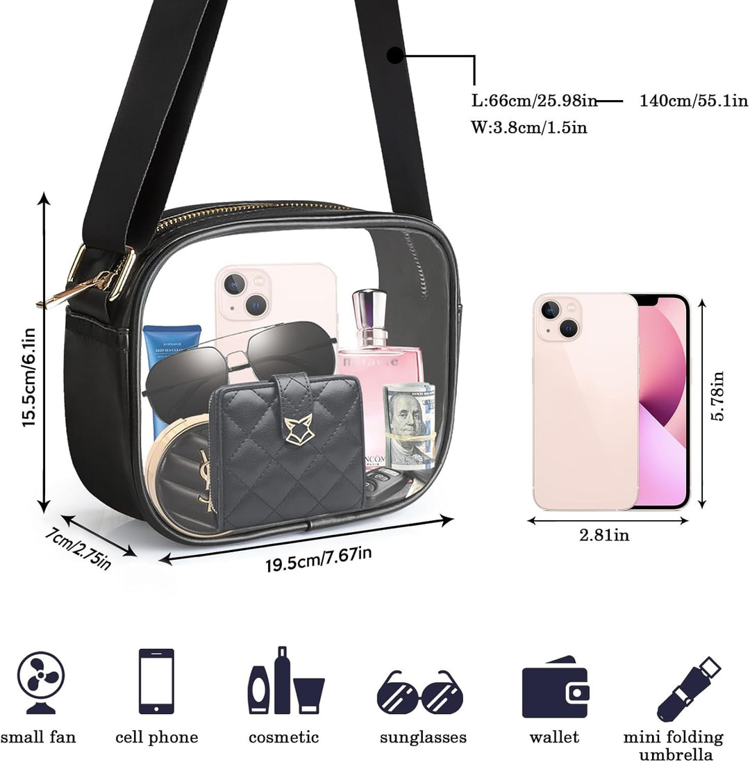 BIANCA CLEAR CROSSBODY BAG