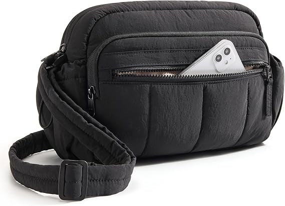ABRIELLE ANTI-THEFT QUILTED CROSSBODY BAG