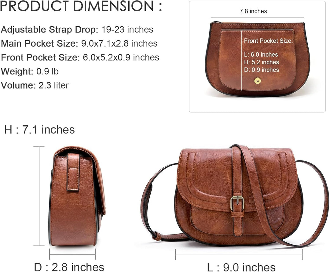 ARIELLA SMALL SADDLE CROSSBODY BAG