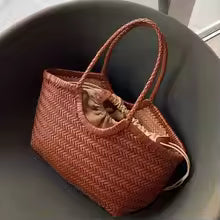 NATALY STRAW WOVEN TOTE BAG