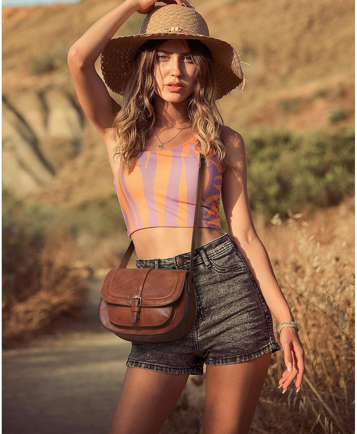 ARIELLA SMALL SADDLE CROSSBODY BAG