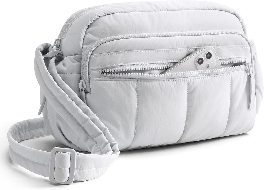 ABRIELLE ANTI-THEFT QUILTED CROSSBODY BAG