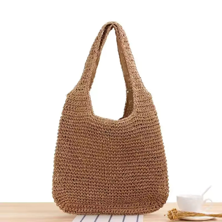ELODIE LARGE CAPACITY WOVEN TOTE