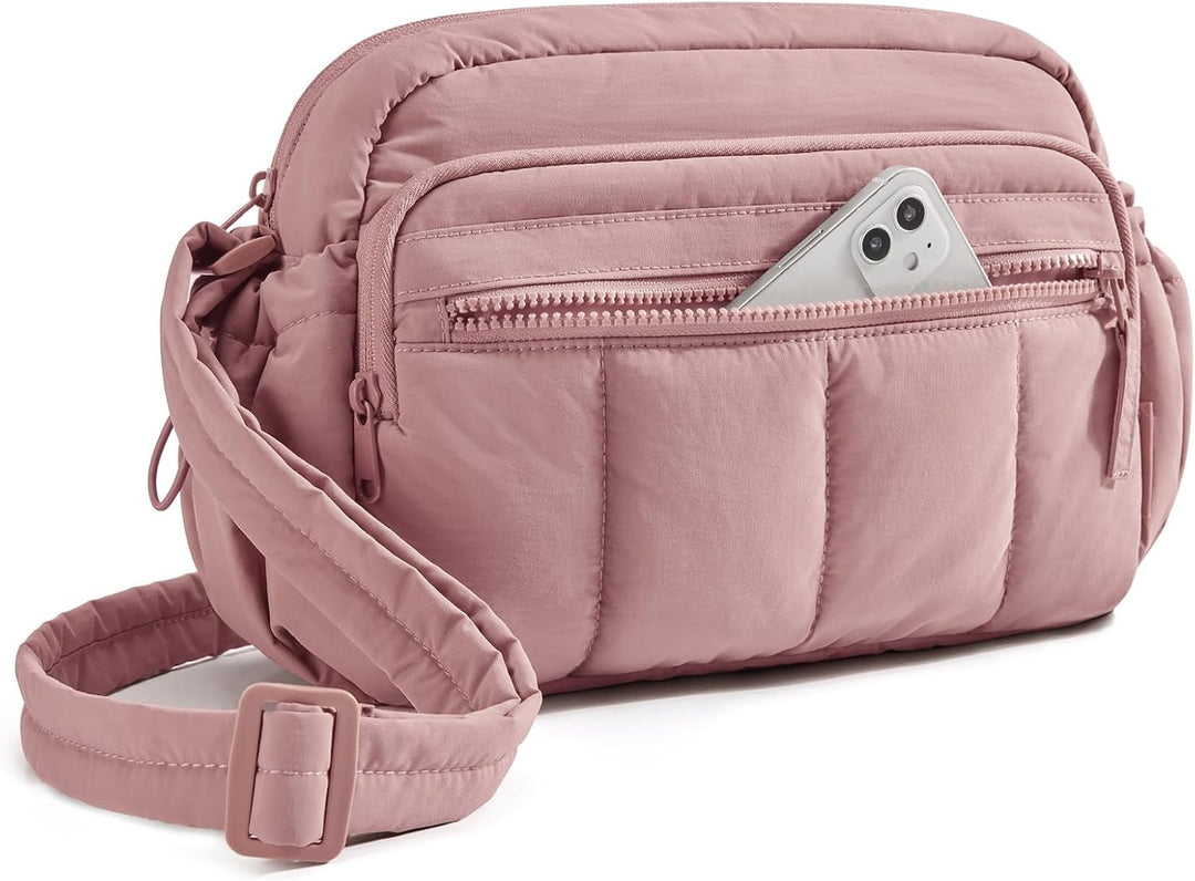 ABRIELLE ANTI-THEFT QUILTED CROSSBODY BAG