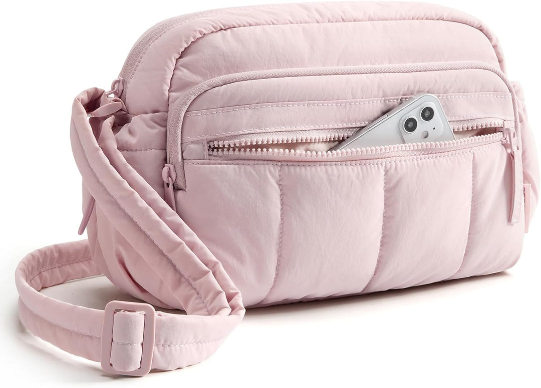 ABRIELLE ANTI-THEFT QUILTED CROSSBODY BAG