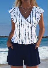 ELINA FLORAL NAVY SWIM ROMPER