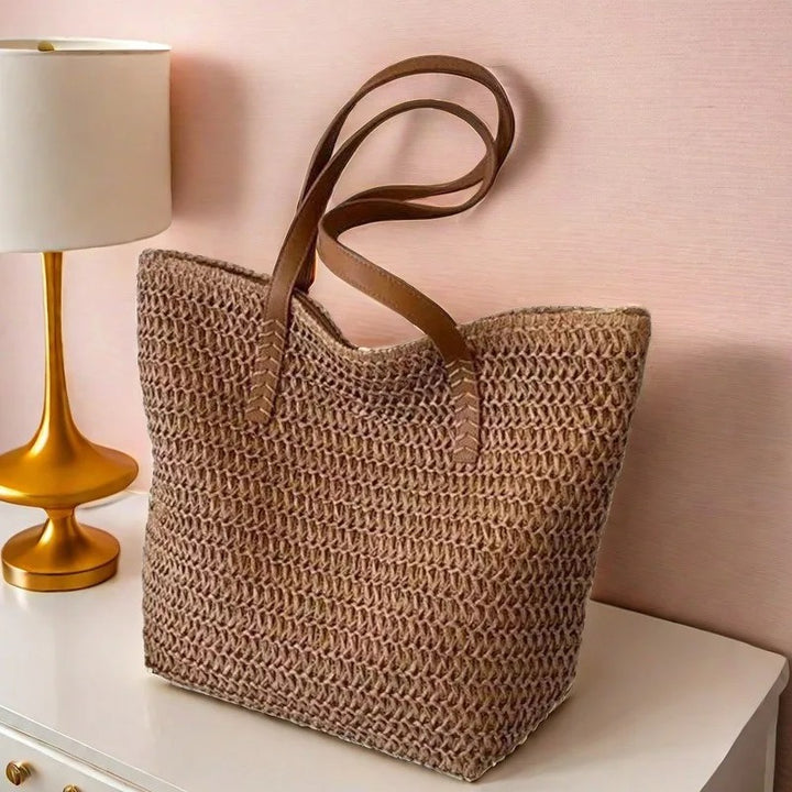 FIONA LARGE-CAPACITY STRAW BAG