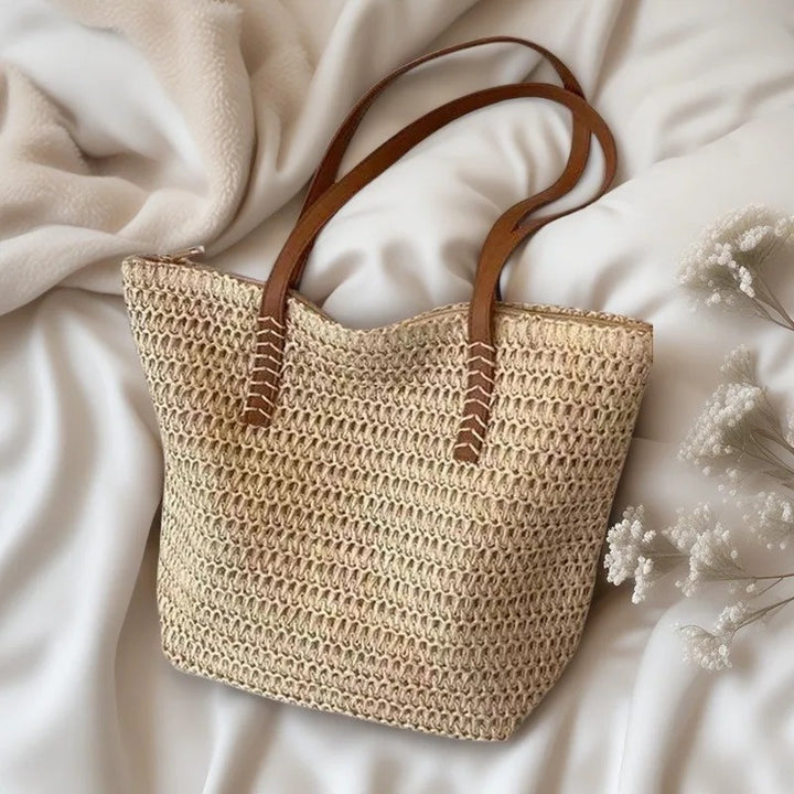 FIONA LARGE-CAPACITY STRAW BAG