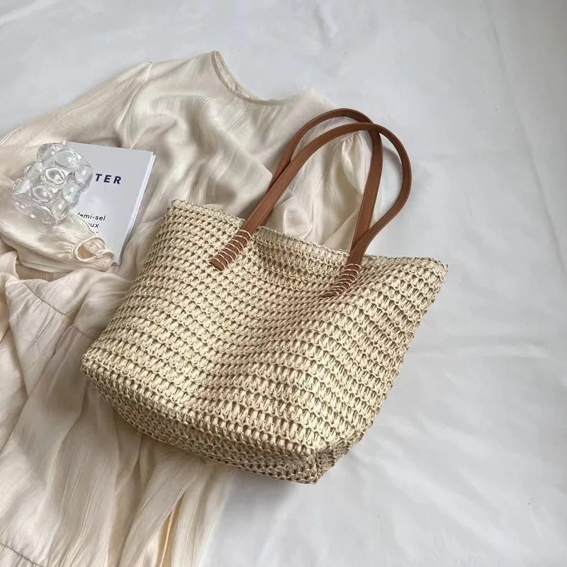 FIONA LARGE-CAPACITY STRAW BAG