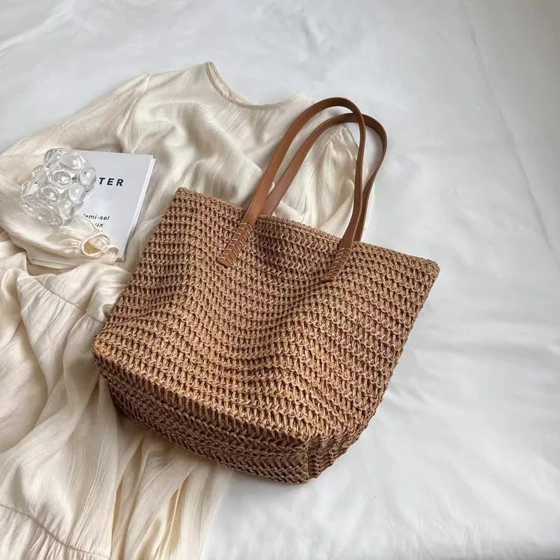 FIONA LARGE-CAPACITY STRAW BAG