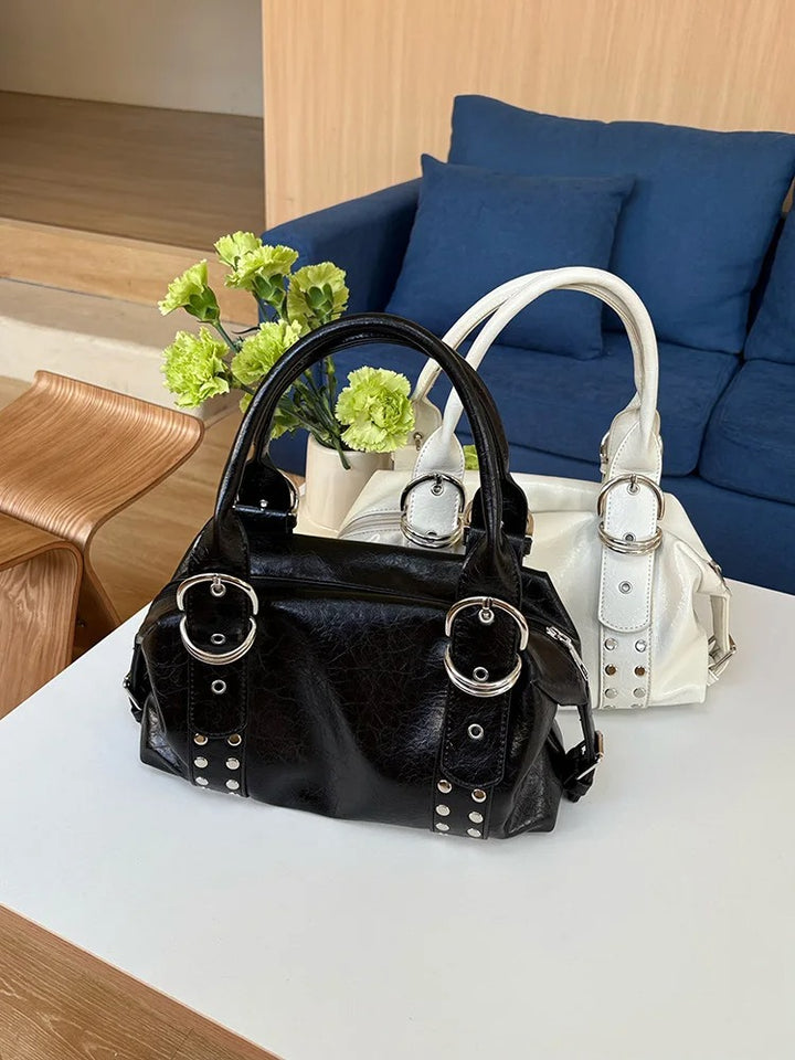 DANICA FASHION RIVET SHOULDER BAG