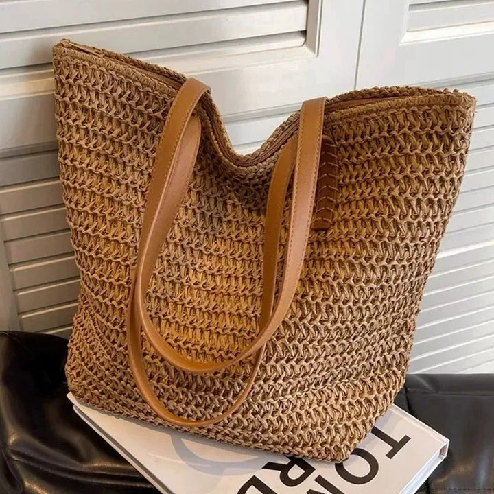 FIONA LARGE-CAPACITY STRAW BAG