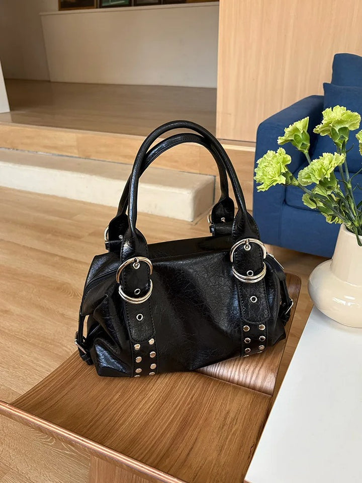 DANICA FASHION RIVET SHOULDER BAG