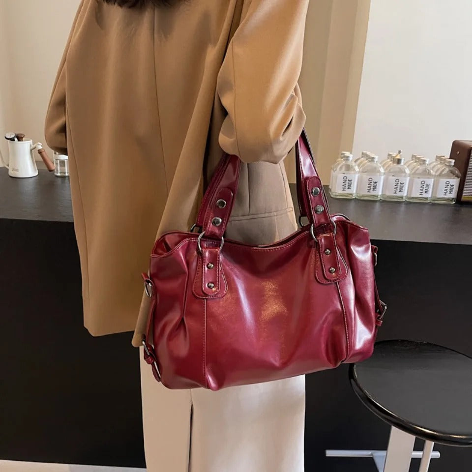 NOEMI RETRO PU LEATHER BAG