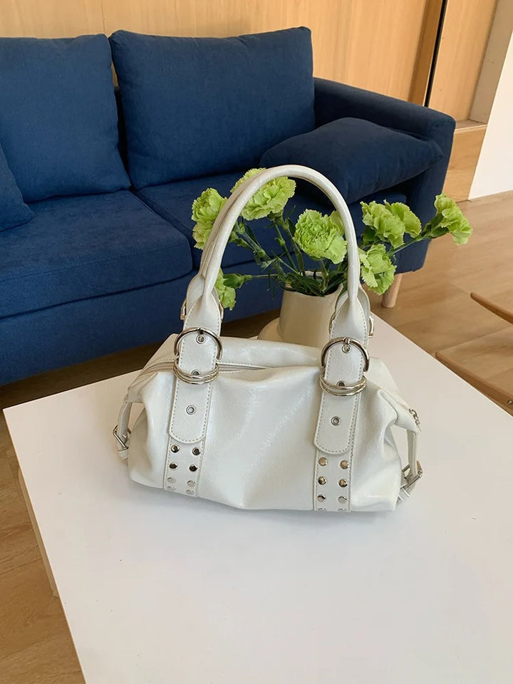 DANICA FASHION RIVET SHOULDER BAG