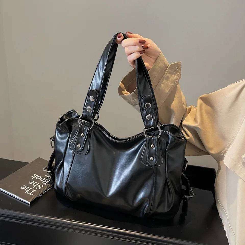 NOEMI RETRO PU LEATHER BAG