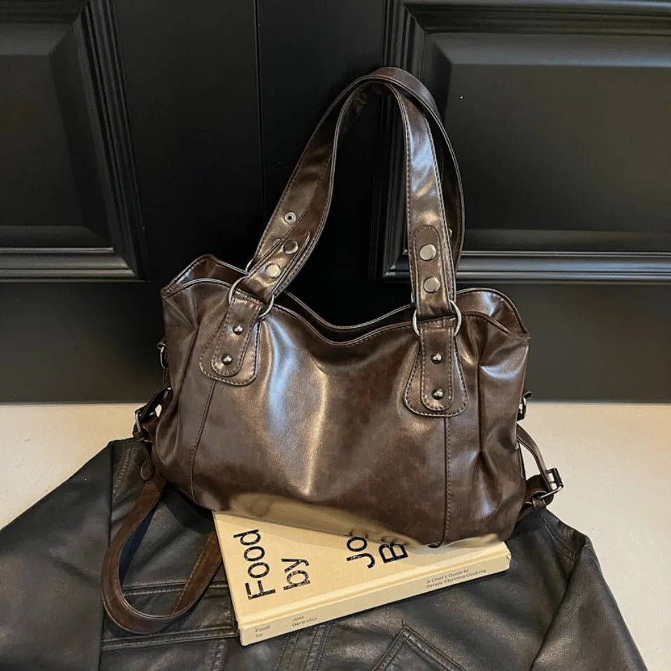 NOEMI RETRO PU LEATHER BAG